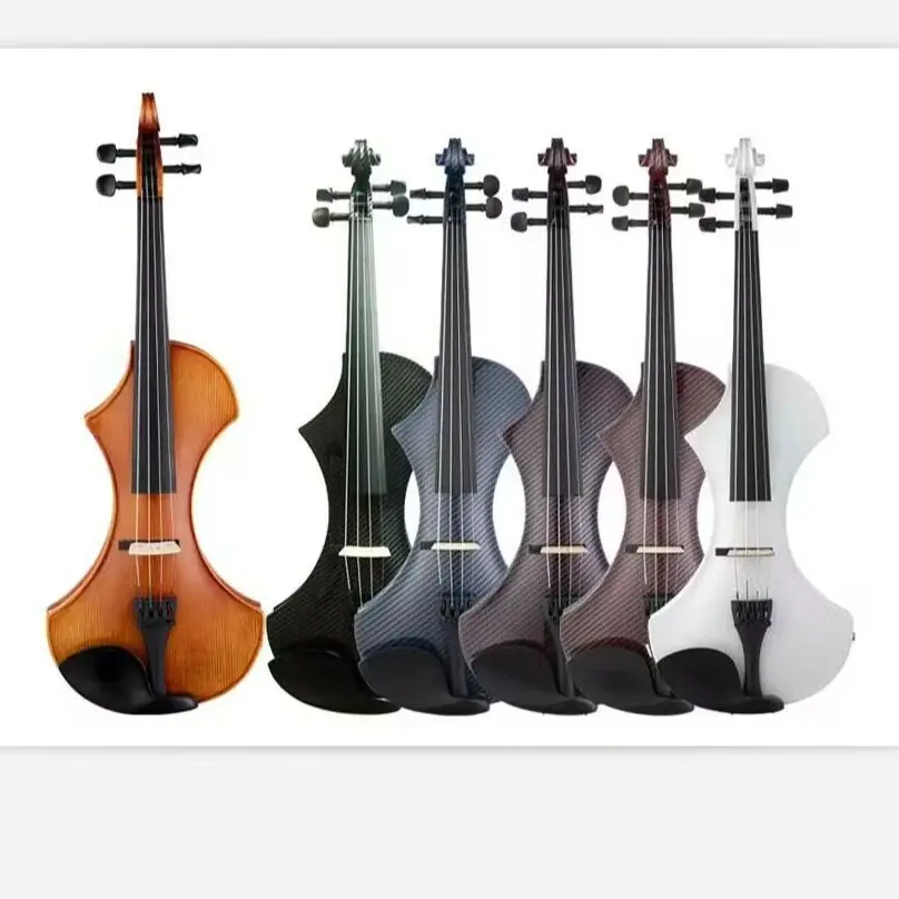 Violin Rosin Bow - 4/4 Size Electric Violin with Spruce
