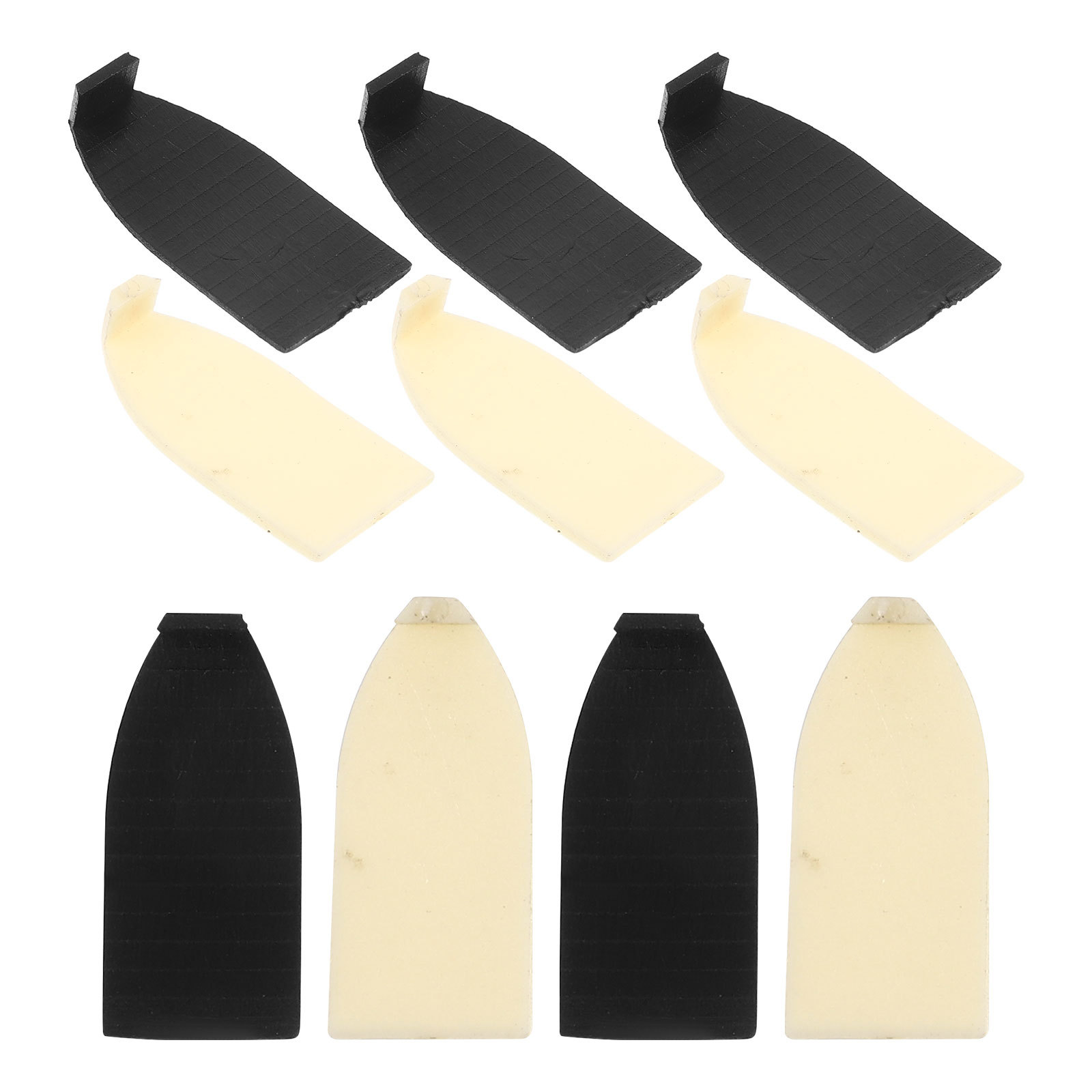 10Pcs Violin Bow Pads Plastic  - đánh giá và giá Violin Rosin Bow