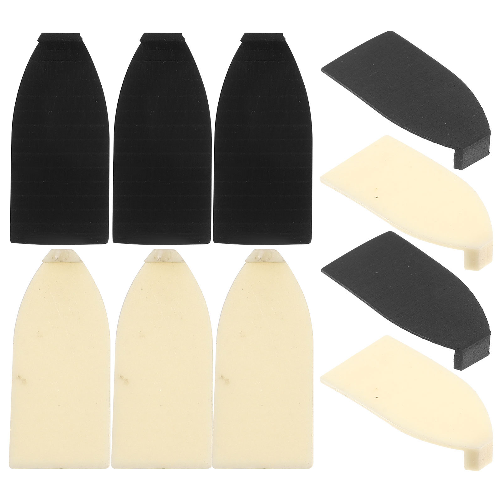 10Pcs Violin Bow Pads Plastic  - đánh giá và giá Violin Rosin Bow