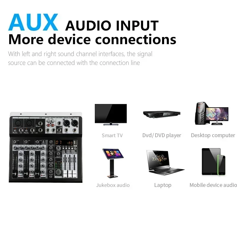 Audio Mixer Sound 2x Mono Ster - đánh giá và giá Audio Mixer 4 Channel