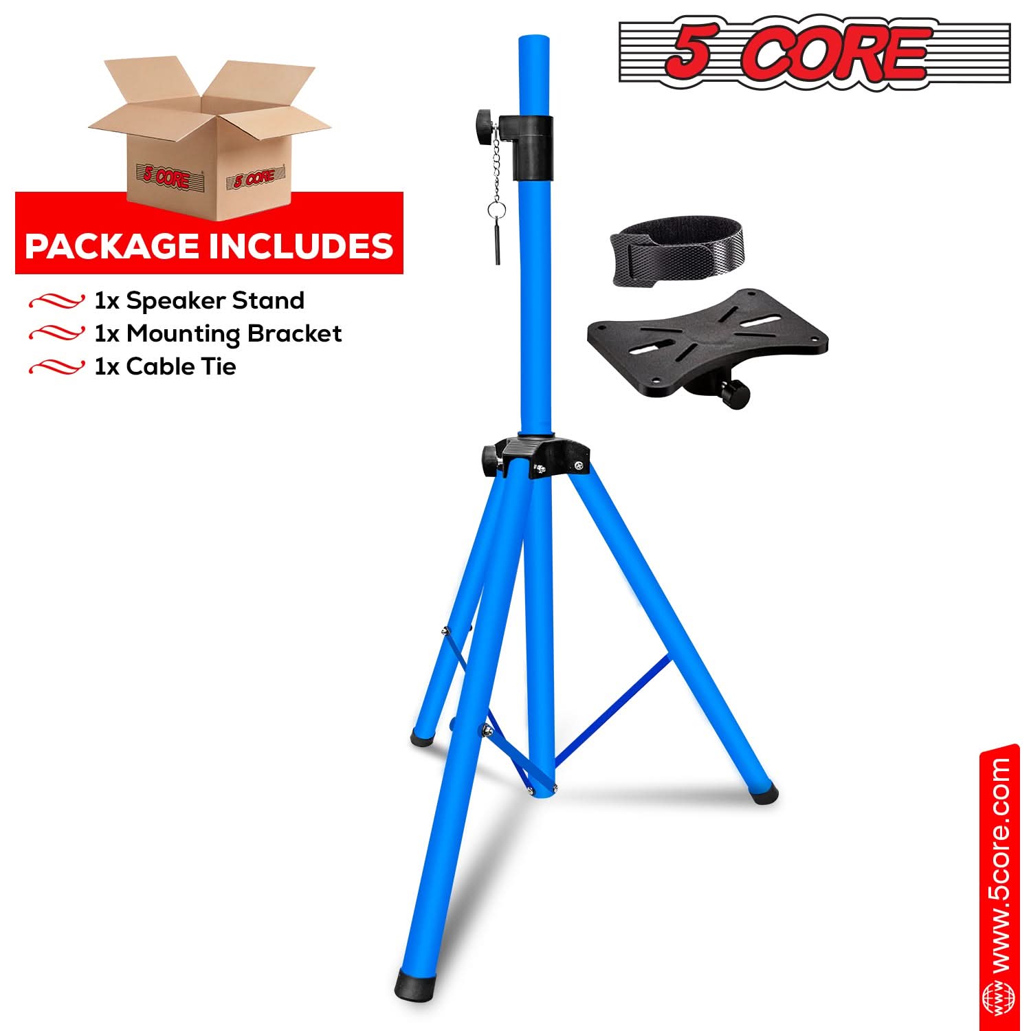 5 Core Speaker Stand Height Ad - đánh giá và giá Speaker Stand Tripod