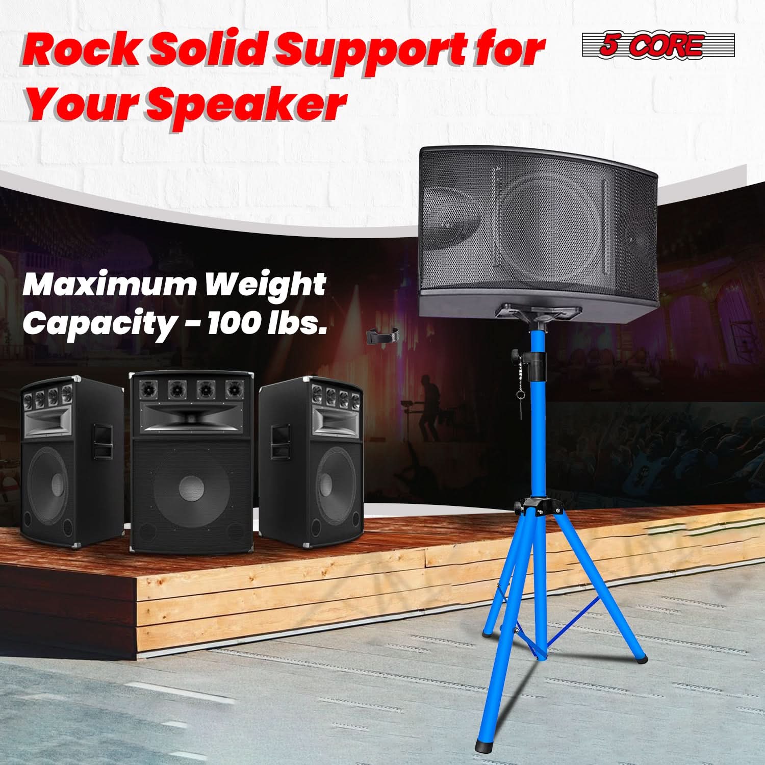 5 Core Speaker Stand Height Ad - đánh giá và giá Speaker Stand Tripod