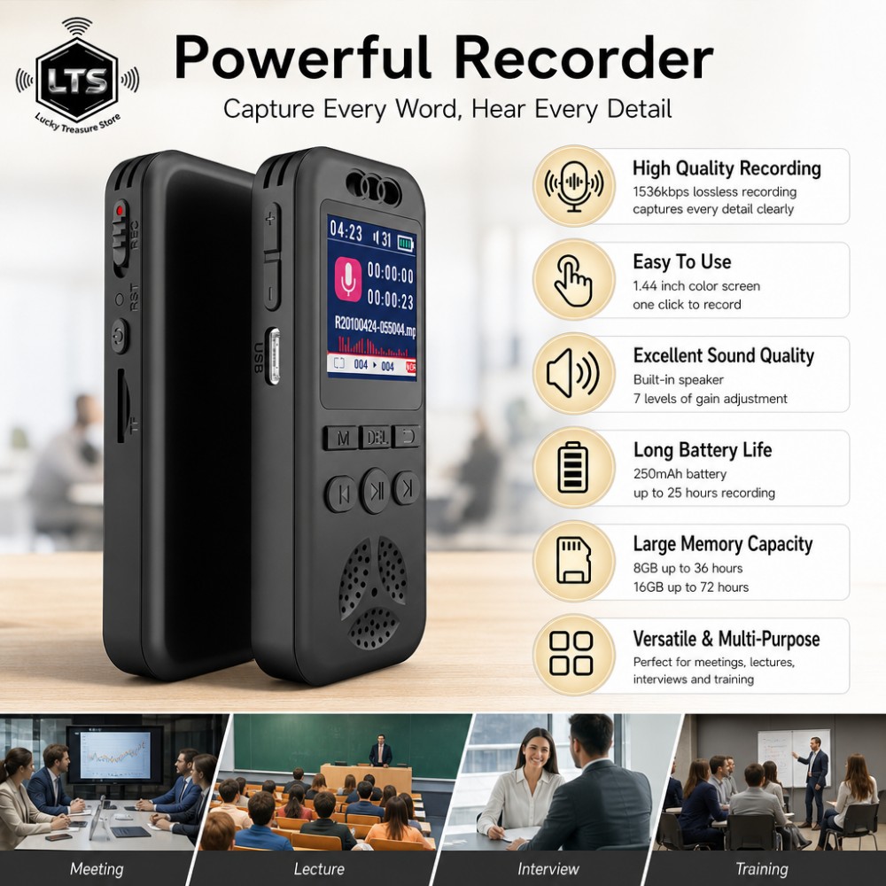 16GB Digital Voice Recorder Vo - đánh giá và giá Audio Music File
