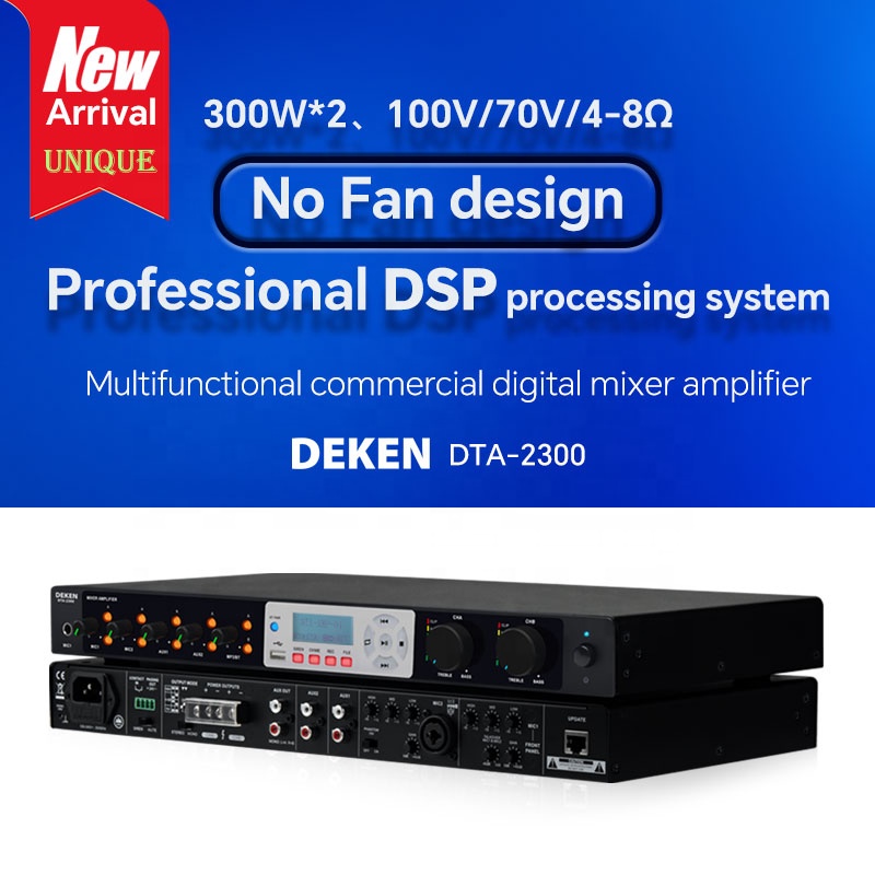 NewDEKEN DTA-2300 Multifunctio - đánh giá và giá Audio Mixer 4 Channel