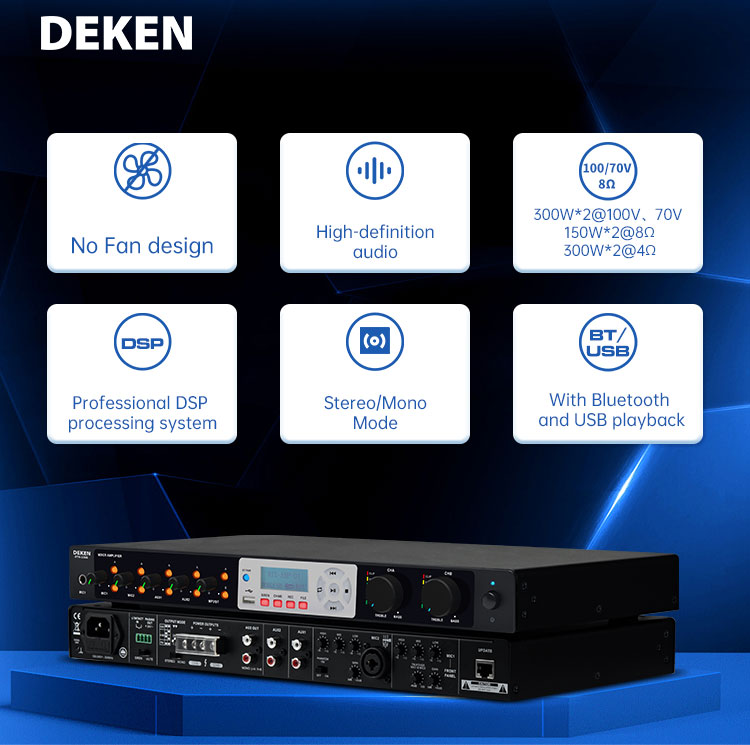 NewDEKEN DTA-2300 Multifunctio - đánh giá và giá Audio Mixer 4 Channel