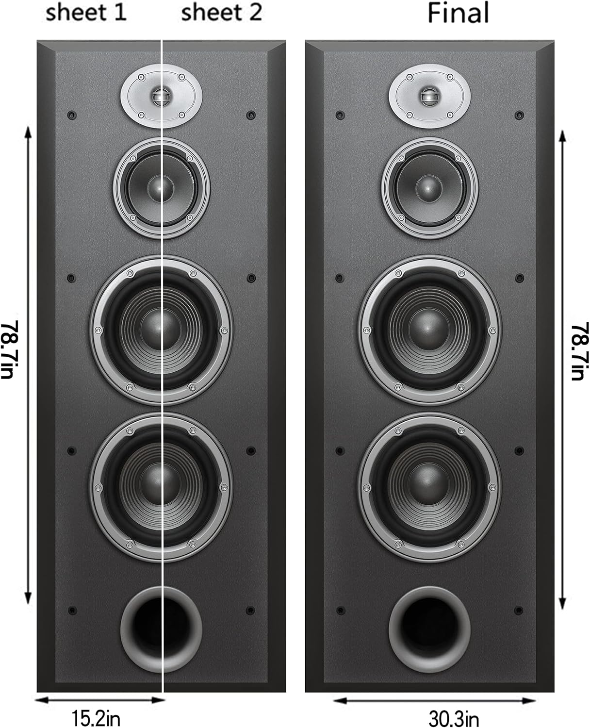 Speaker Door Sticker Music Aud - đánh giá và giá Audio Music Remover